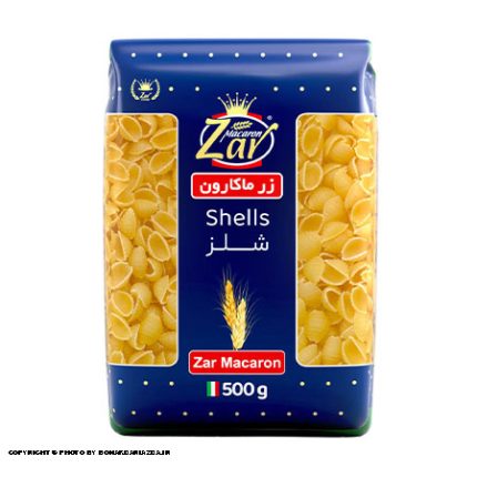 ماکارونی مدل شلز زر ماکارون 500 گرمی