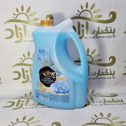 مایع دستشویی صدفی آبی اکتیو 4لیتری