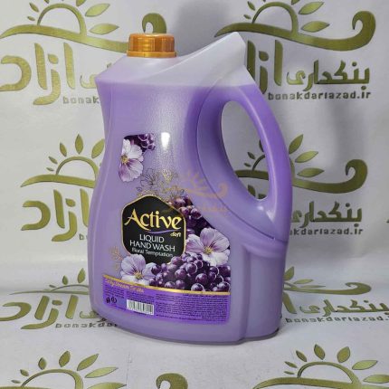 مایع دستشویی صدفی بنفش اکتیو 4 لیتری