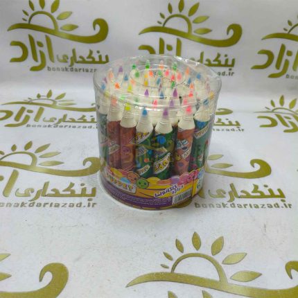 دراژه کاکائویی پاپت مداد رنگی فرمند